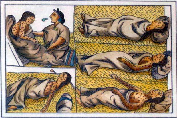 1. Epidemia de viruela en el Códice Florentino, S. XVI.jpg