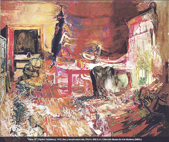 “Viena 19” (Tríptico Trotskiano), 1973, óleo y temple sobre tela, 316.5 x 400.5 cm, Colección Museo de Arte Moderno (INBAL).jpeg