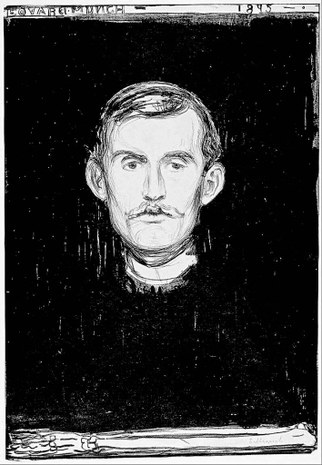 Autorretrato con brazo esquelético, 1895, Museo Munch, Oslo..jpg
